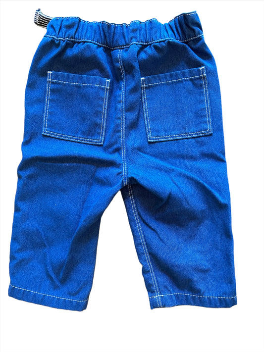 Petit Bateau Baby Jeans - size 74 (6-9M)