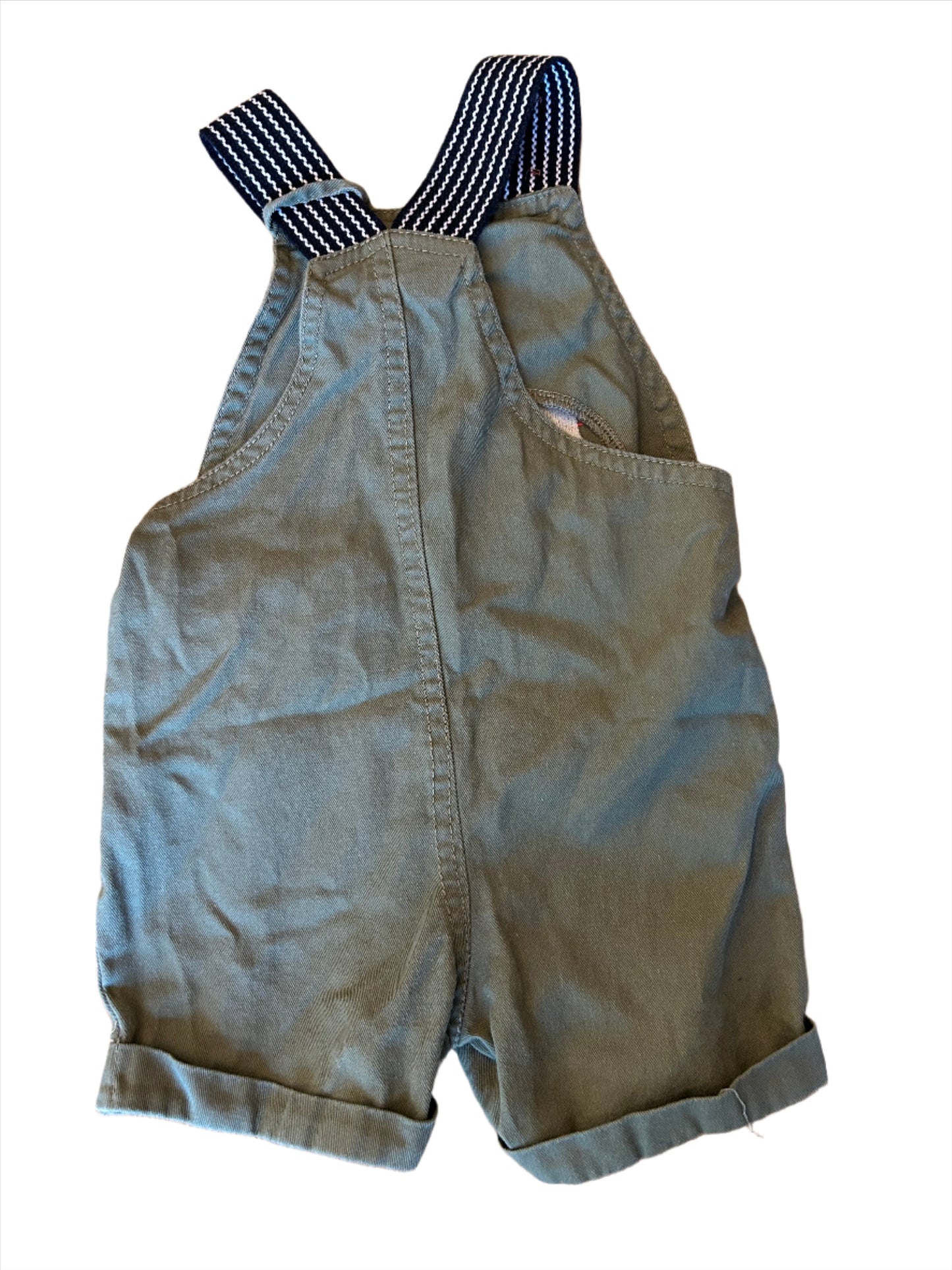 Kaki Groene Jumpsuit - maat 62 (2-4M)