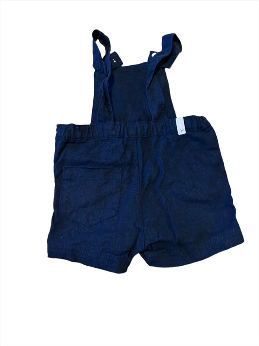 Marineblauwe jumpsuit - maat 74 (6-9M)