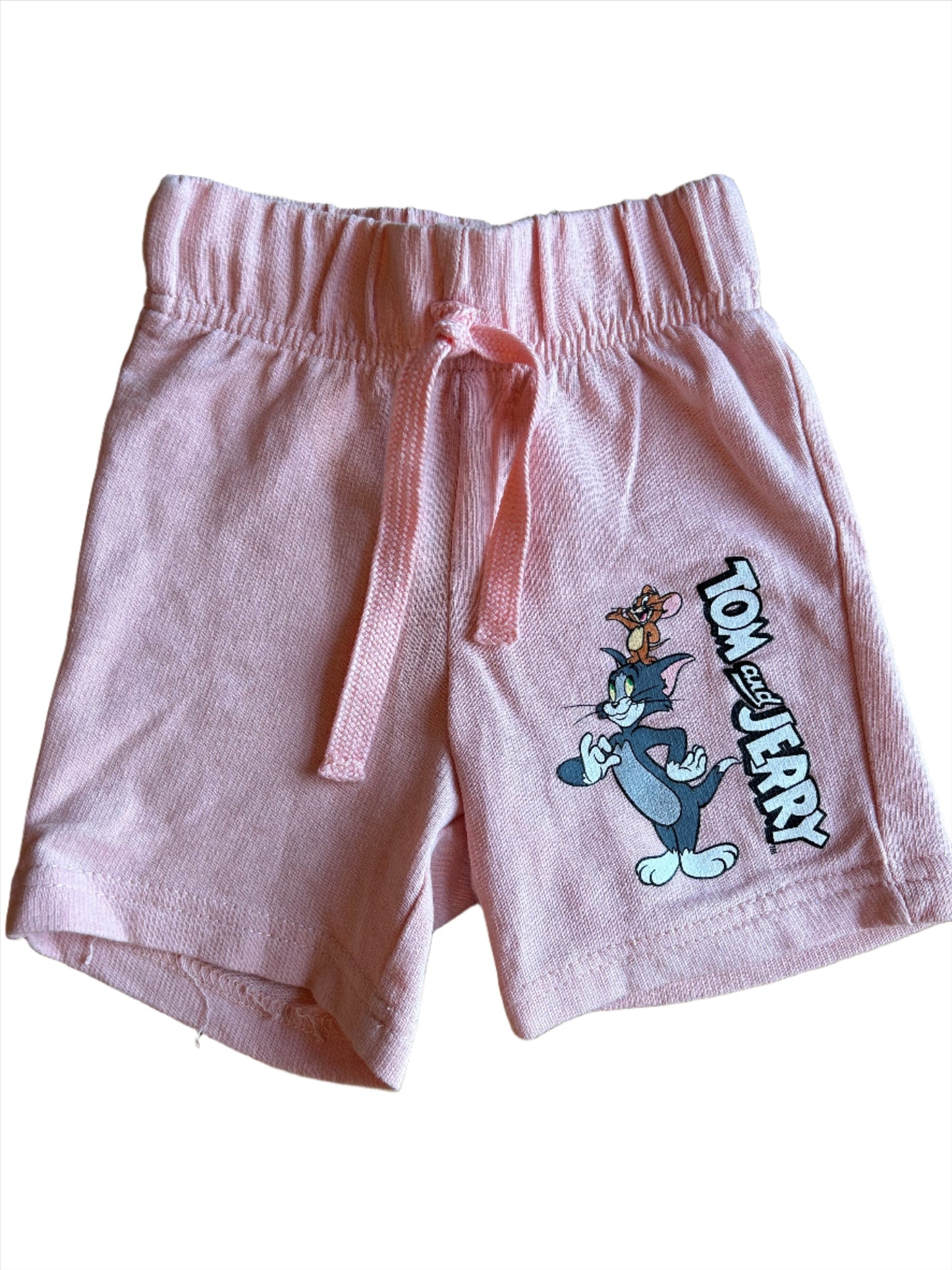 Lichtroze shorts Tom & Jerry - maat 74-80 (6-12M)