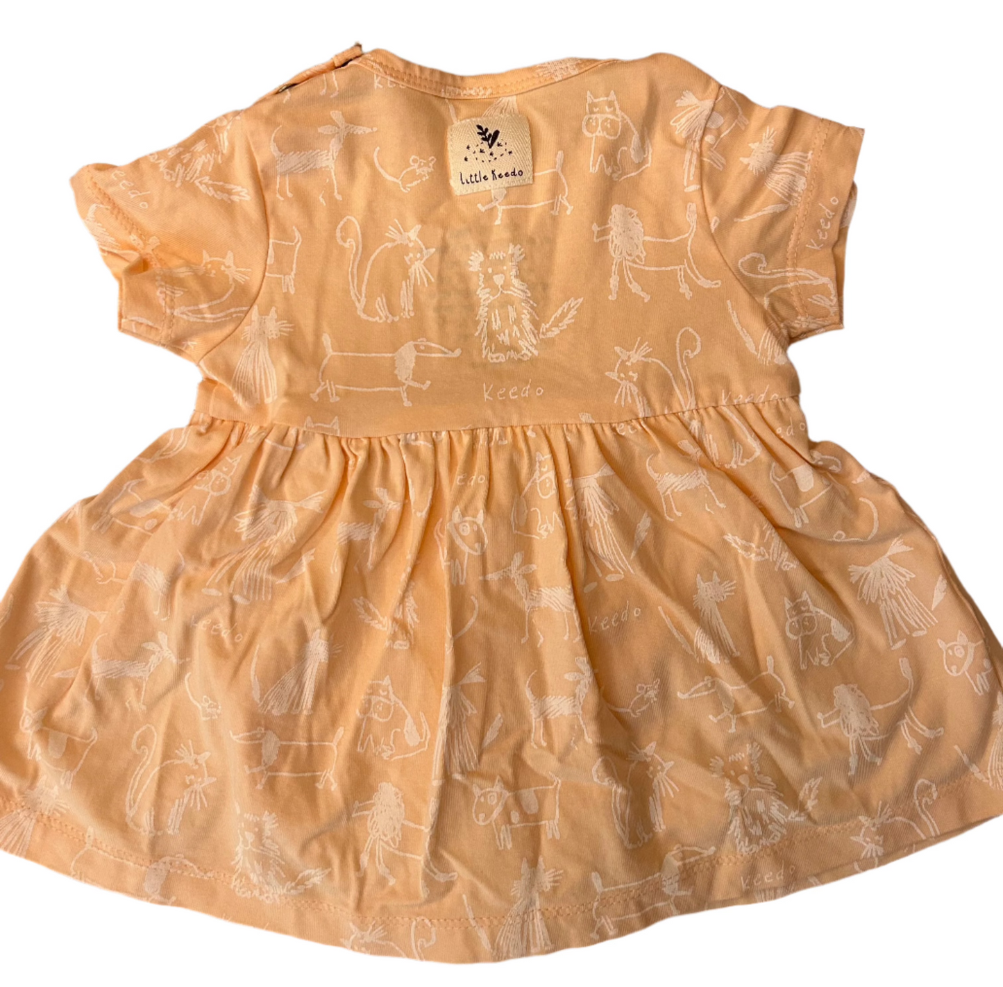 Baby Girl Dress with Bottoms - size 68 (3-6M)