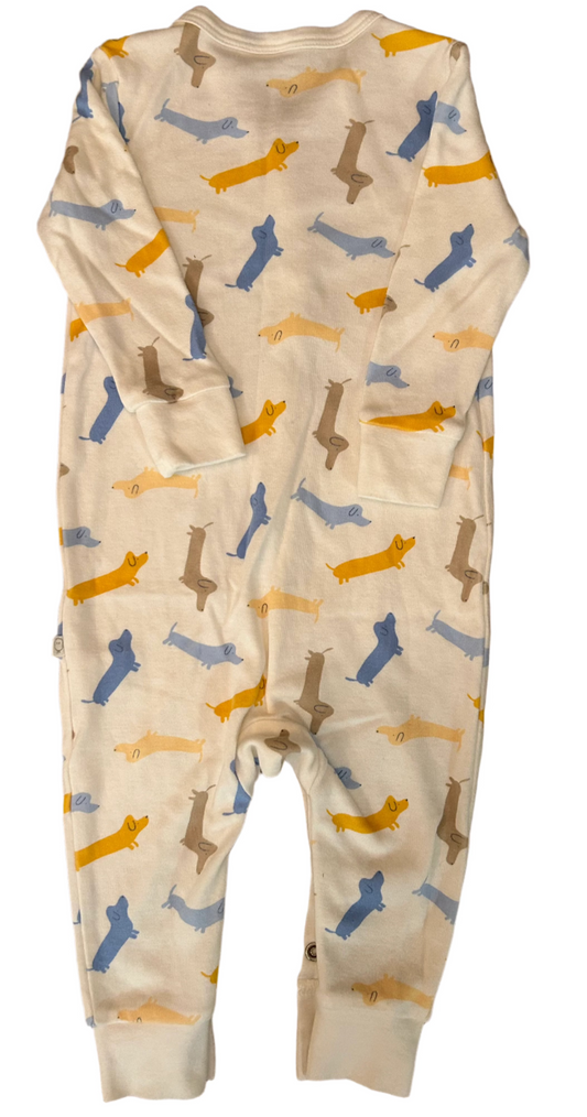 Baby Mori Long-Sleeve Jumpsuit - size 74/80 (9-12M)