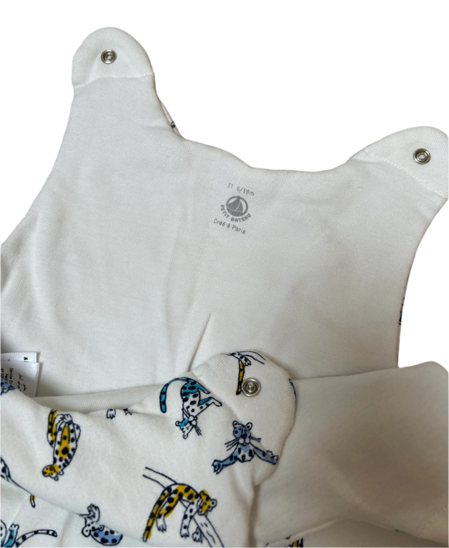 Petit Bateau Sleeping Bag with leopard print TOG 1.0 - size 6-18 months