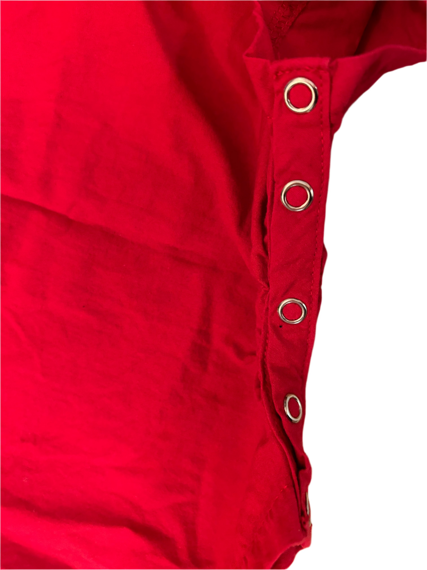 Red Baby Jumpsuit - size 68 (3-6M)