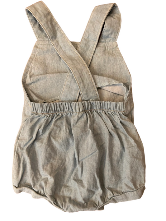 Baby Jean Jumpsuit - size 50-60 (0-3M)