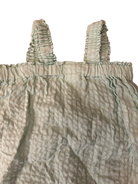 Pastelgroen babymeisjesjurkje - maat 74 (6-9M)