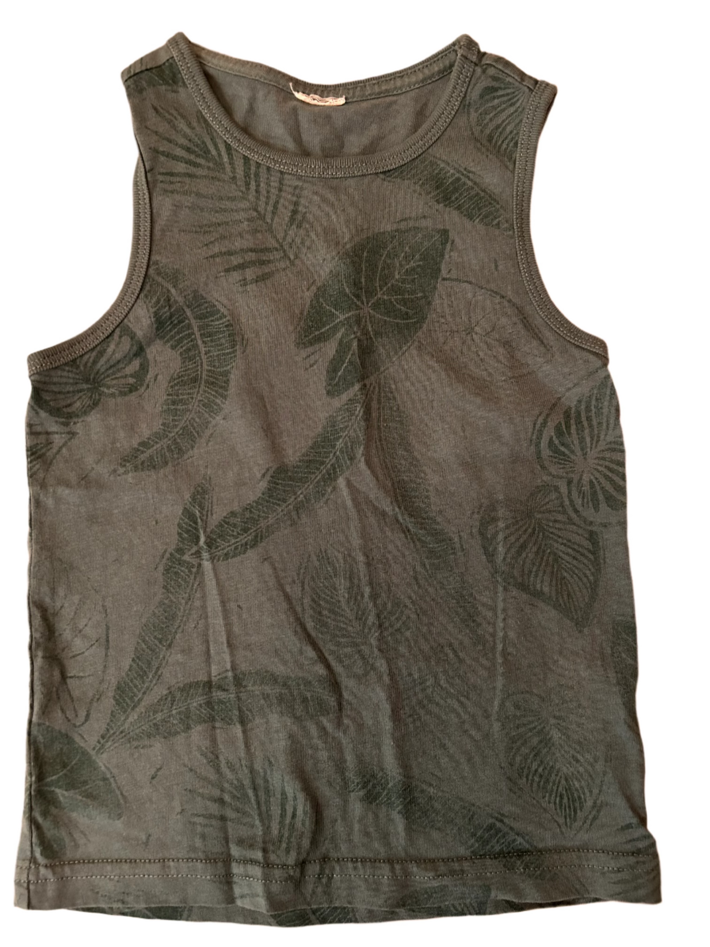 Short-Sleeve Green Vest - size 98/104 (2-3YR)