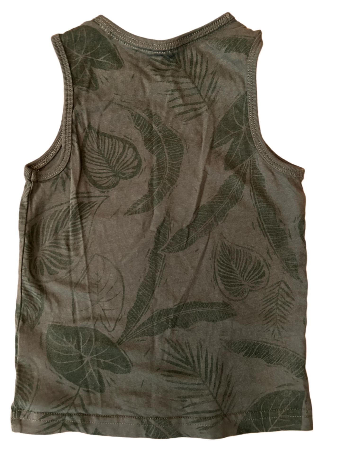 Groen vest met korte mouwen - maat 98/104 (2-3 jaar)