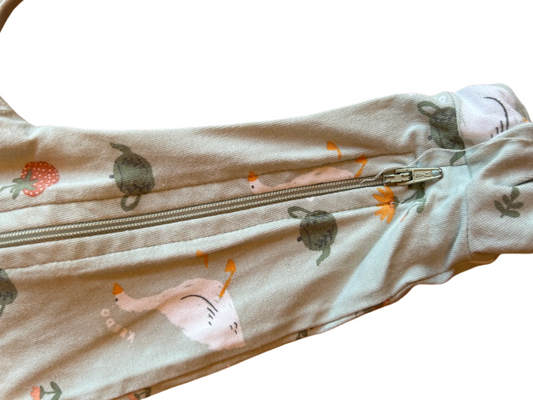 Mint Long-Sleeve Baby Jumpsuit - size 68 (3-6M)