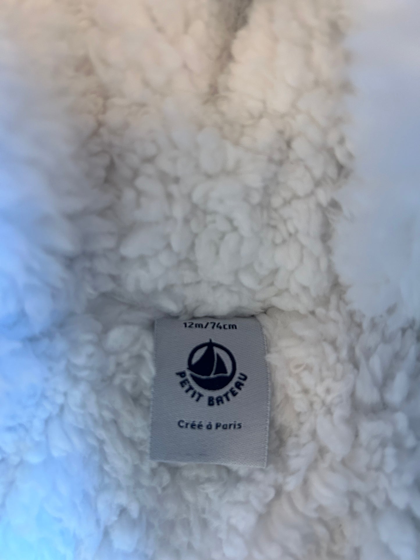 Petit Bateau Winterjas - maat 74 (12M)