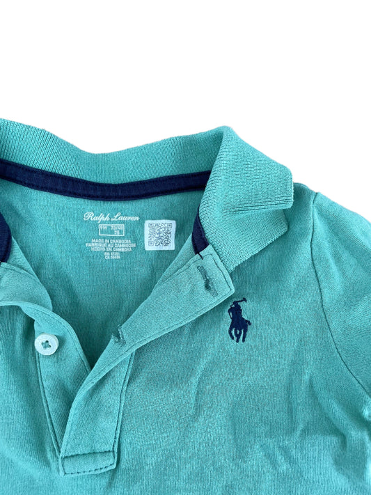 Ralph Lauren romper met korte mouwen - maat 75 (9M)