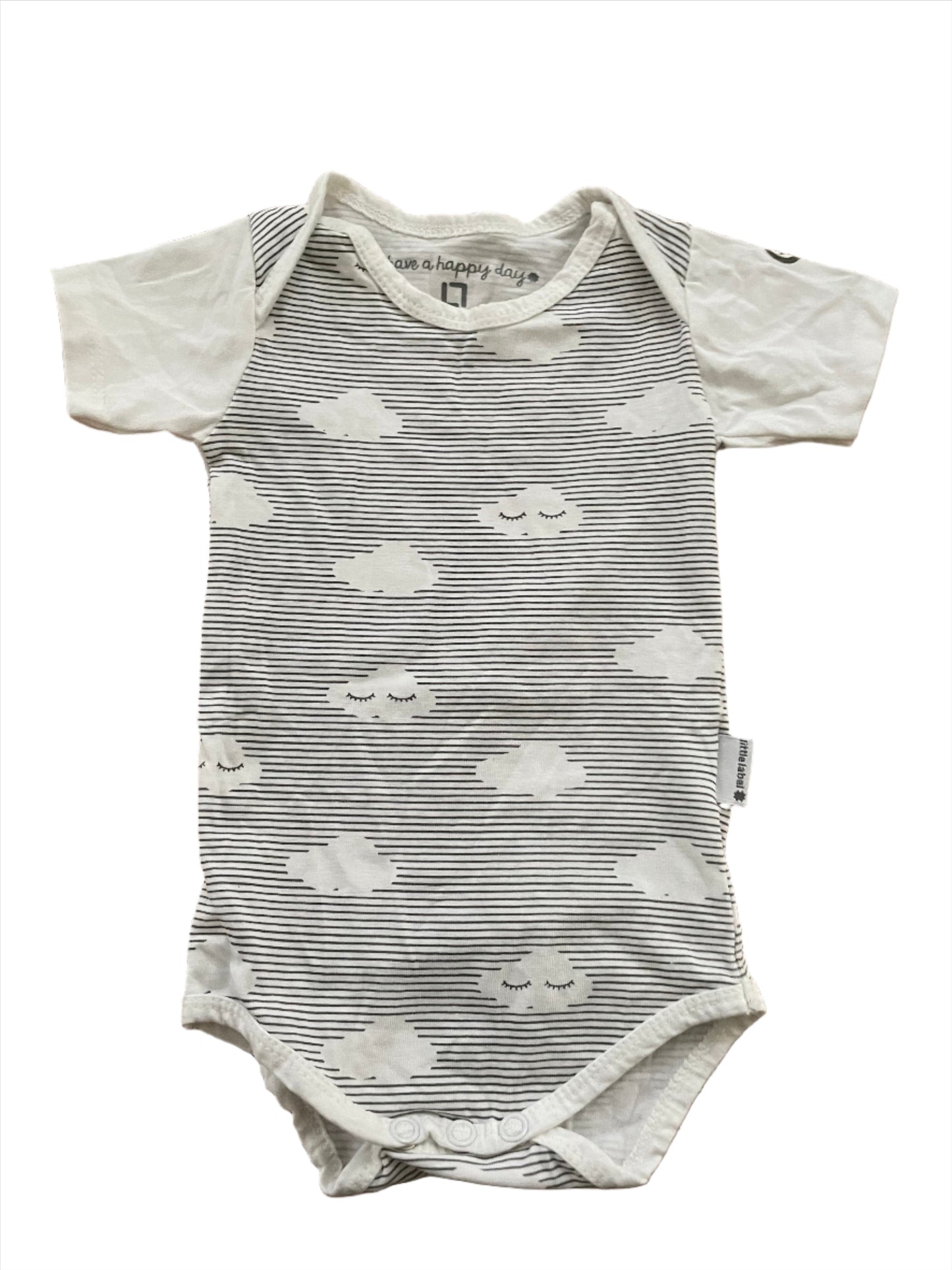 Romper met korte mouwen - maat 62-68 (2-6M)