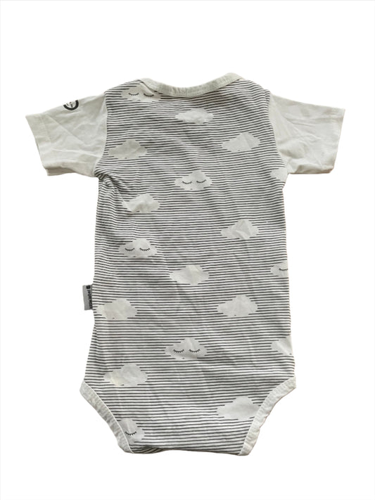 Short sleeve romper - size 62-68 (2-6M)