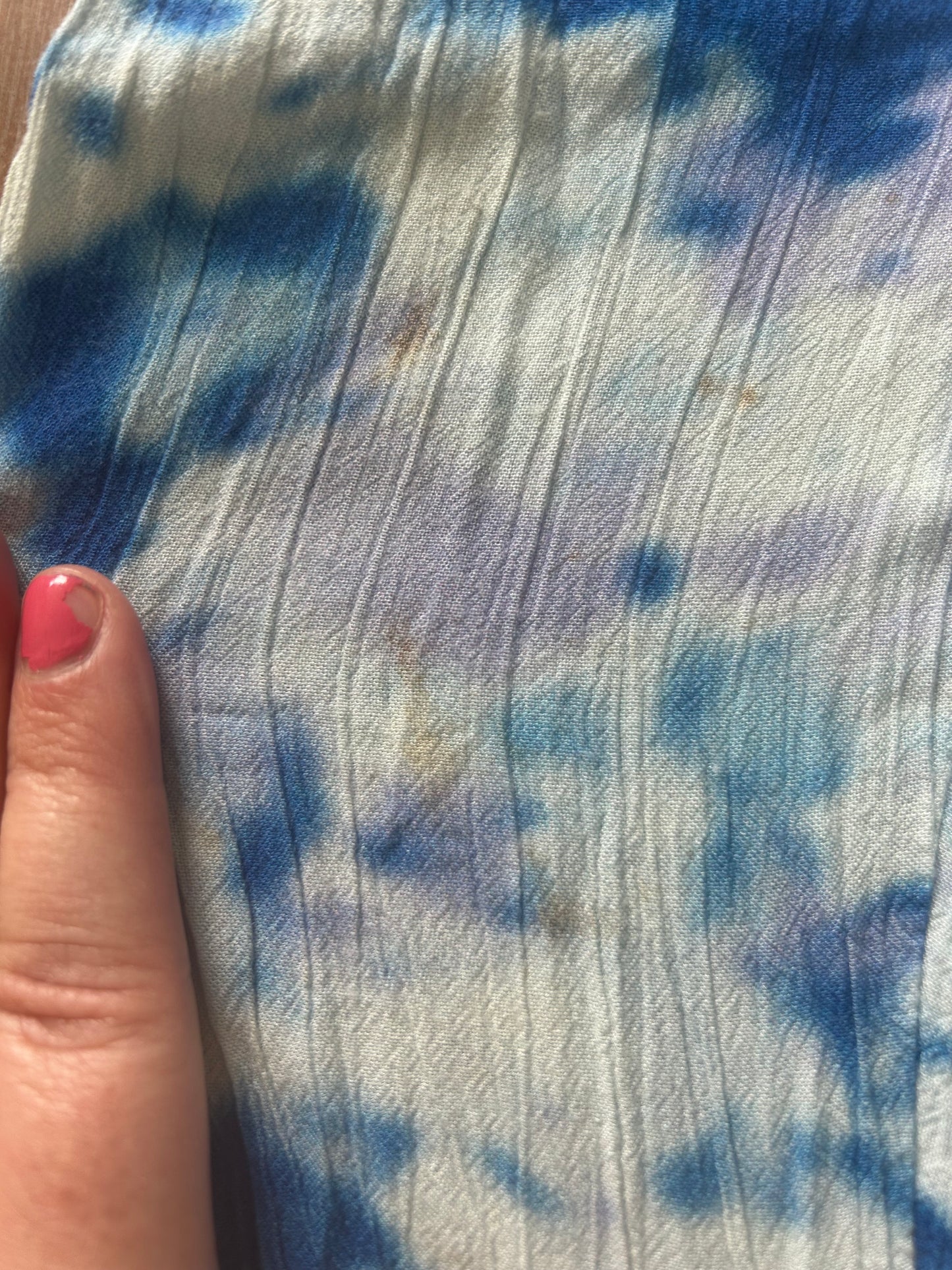 Tie dye lange broek - maat 74 (6-9M)