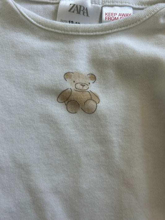 Twee rompertjes met lange mouwen - maat 86 (12-18M)