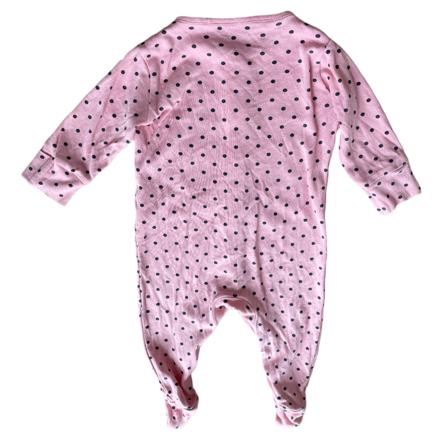 Liefde 2.0 long-sleeve onesie in size 60-68 for 3-6 months, featuring a soft fabric and a cozy fit for infants.