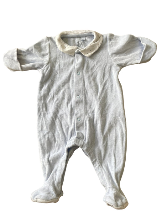 Velvet baby pajamas - Size 50 (Newborn)