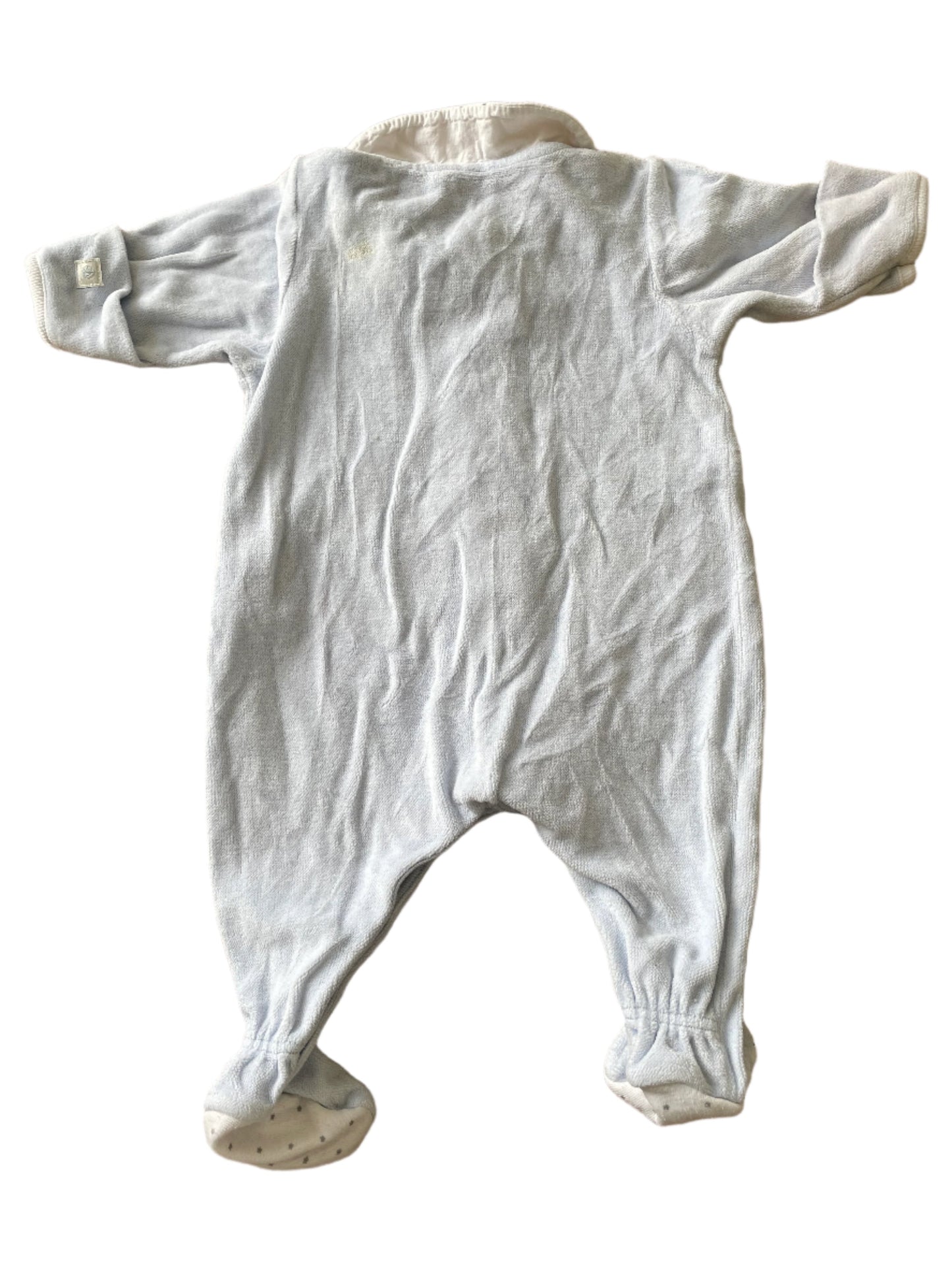 Pyjama voor baby's van fluweel - Maat 50 (pasgeboren)