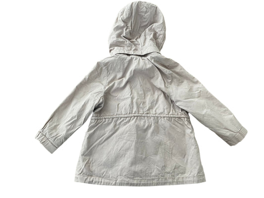 Cotton hooded jacket - size 86 (12-18M)