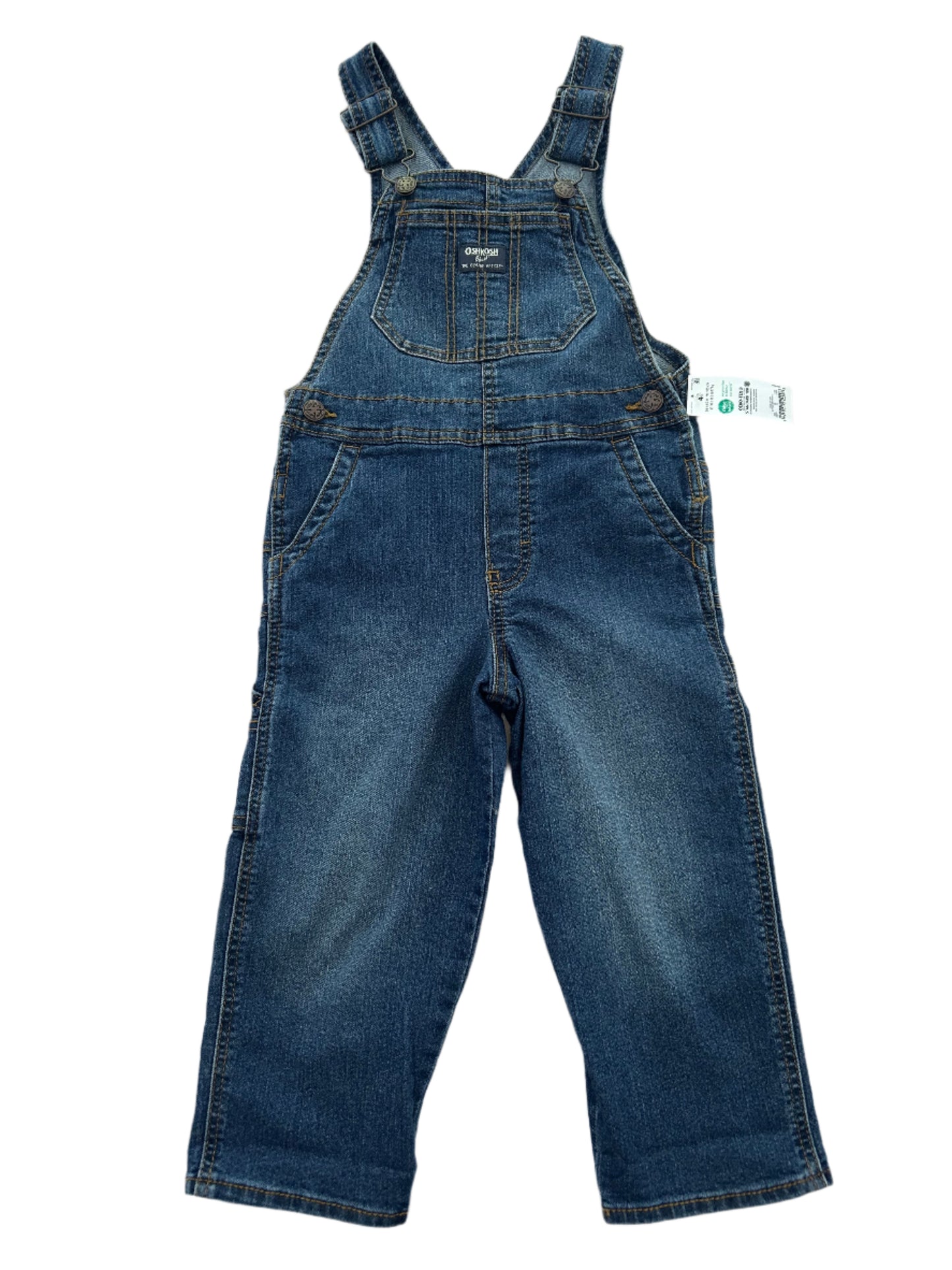 Denim Dungarees - Size 104 (3-4Yrs)