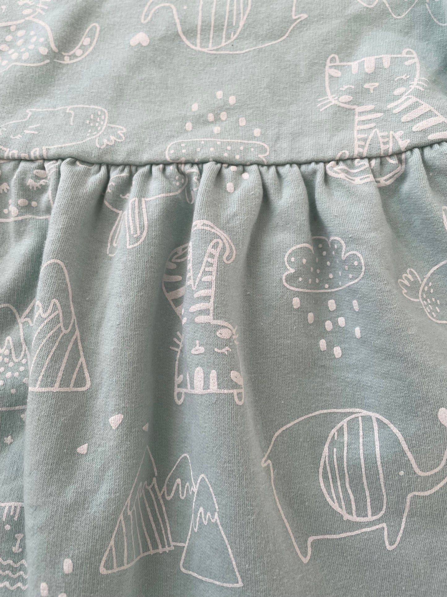 Jurk met lange mouwen - maat 86 (12-18M)