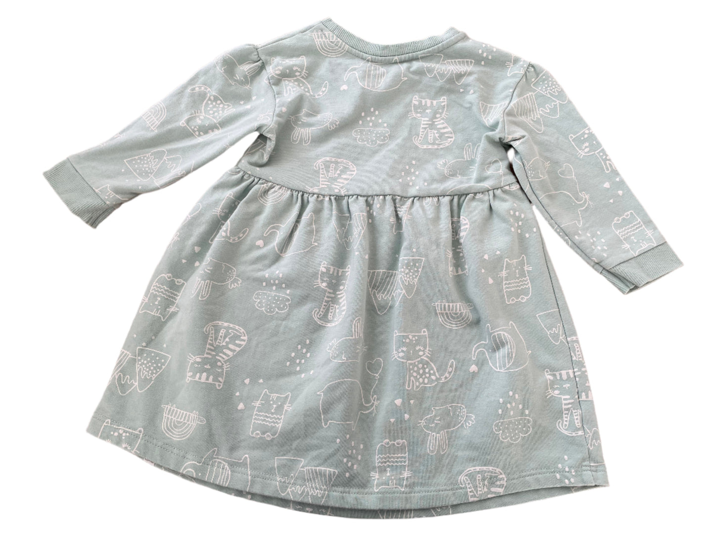 Jurk met lange mouwen - maat 86 (12-18M)