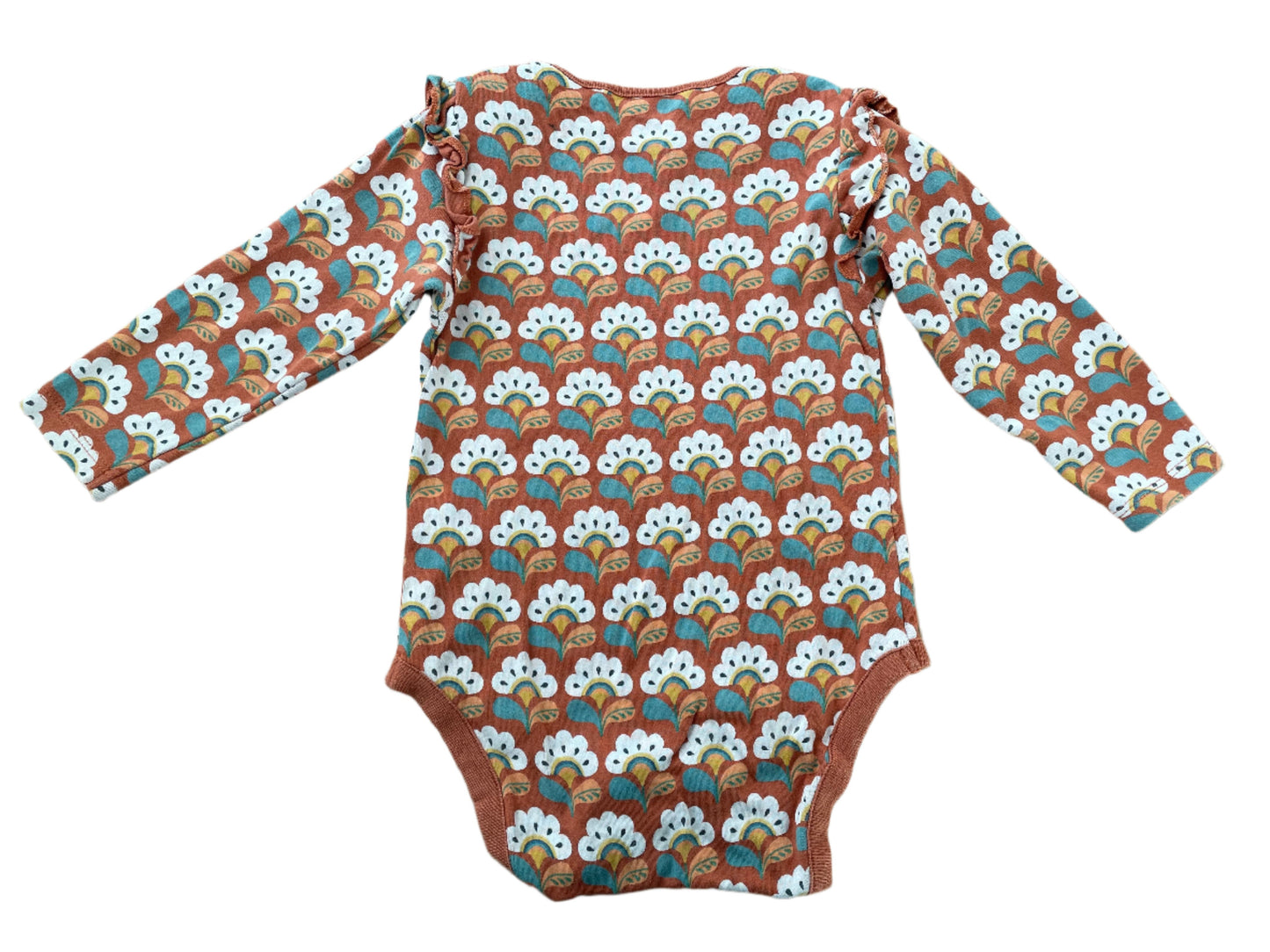 Two Long-sleeve Rompers - size 86 (12-18M)