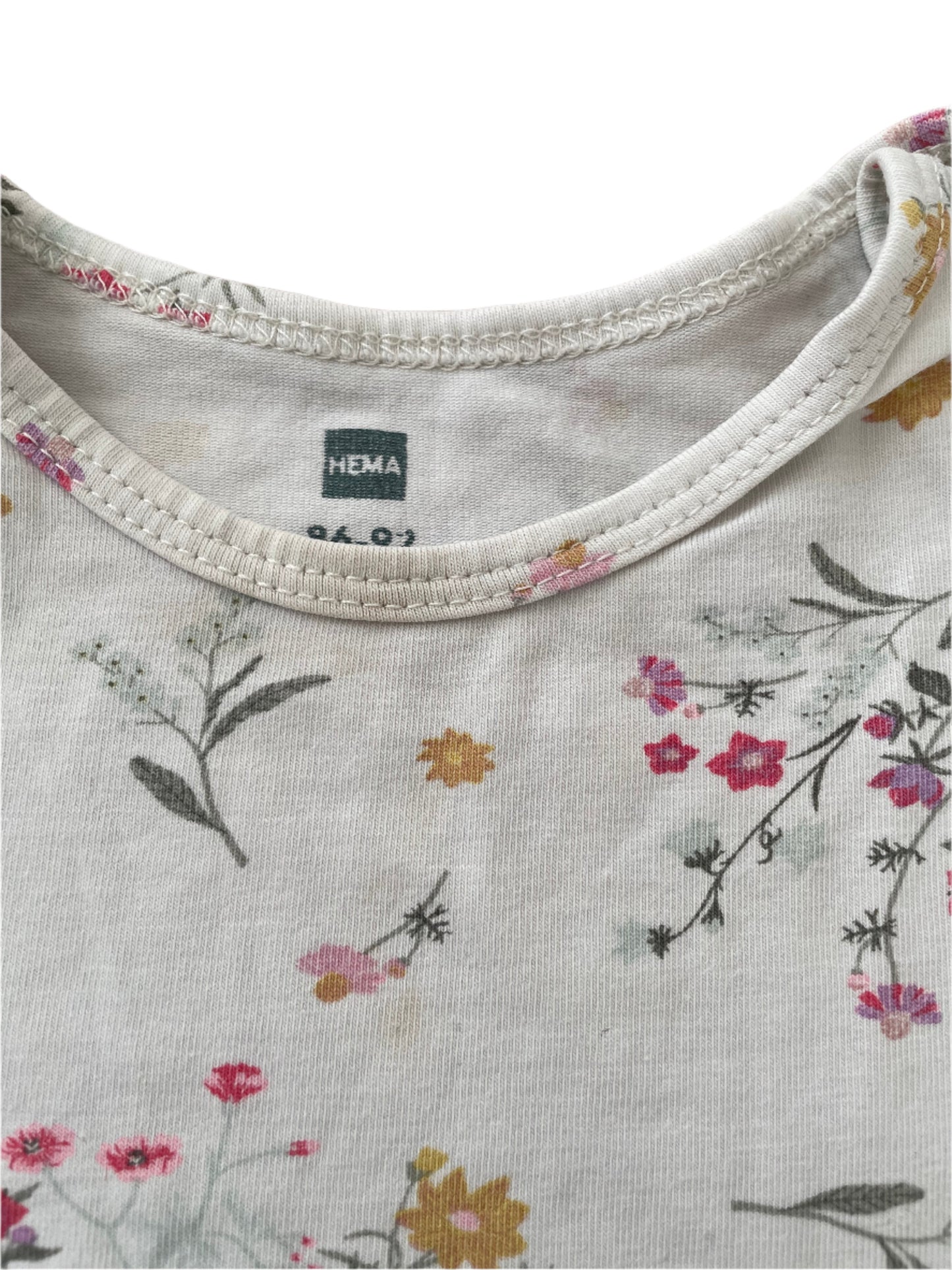 Romper met korte mouwen - maat 86 - 92 (12-24M)