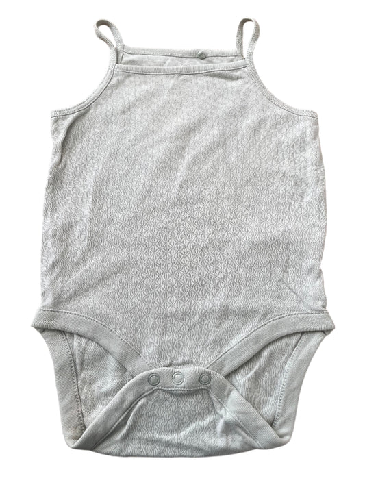 Set van vijf mouwloze rompertjes met bandjes - maat 86 (12-18M)