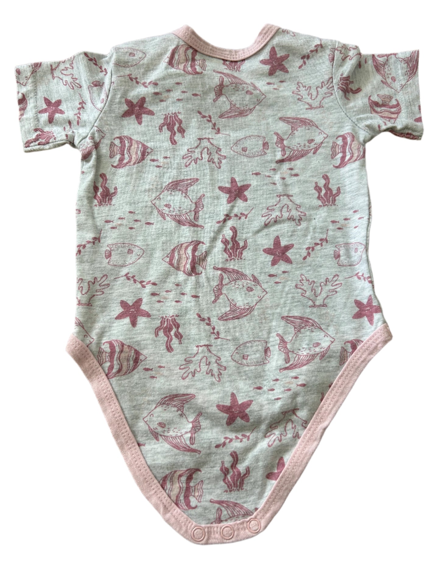 Short-sleeve Romper - Size 68 (3-6M)