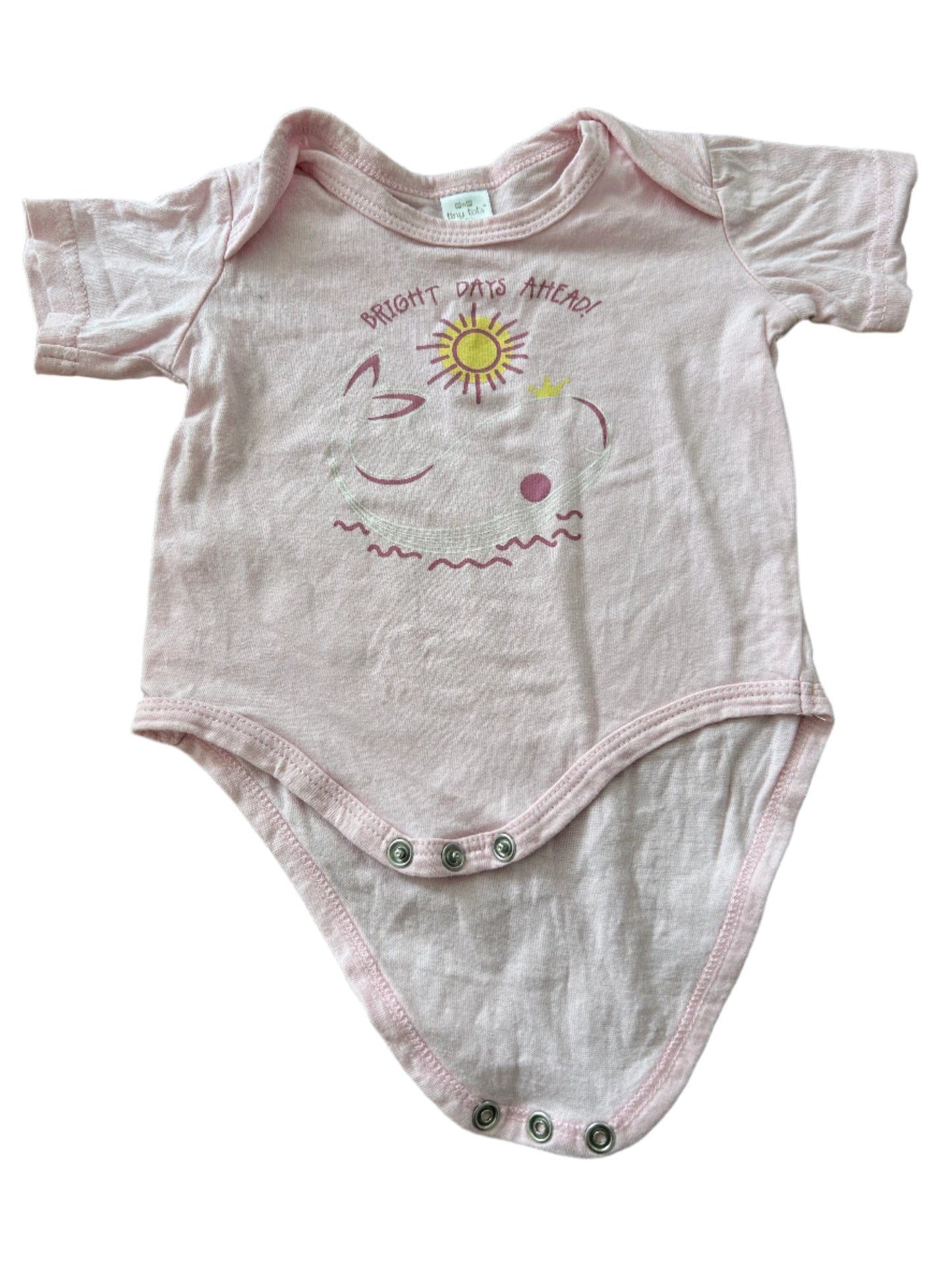 Short-sleeve Romper - Size 68 (3-6M)