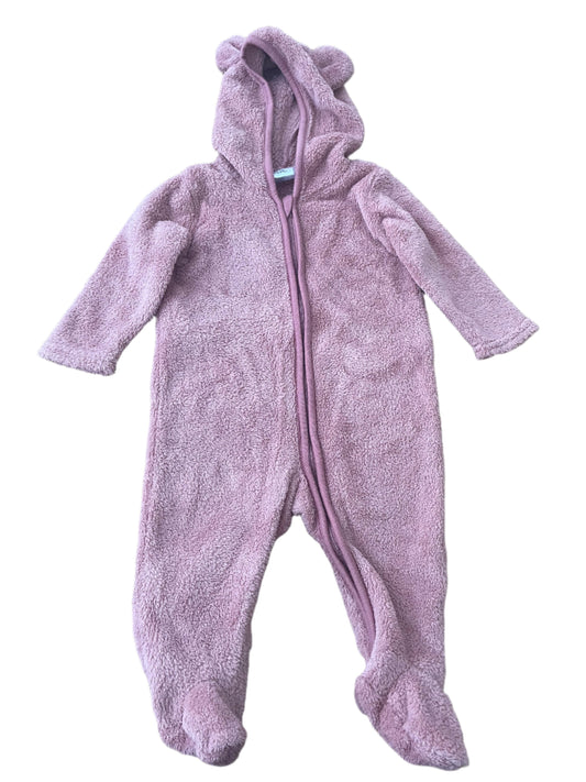 Teddy Onesie - Size 62-68 (3-6M)
