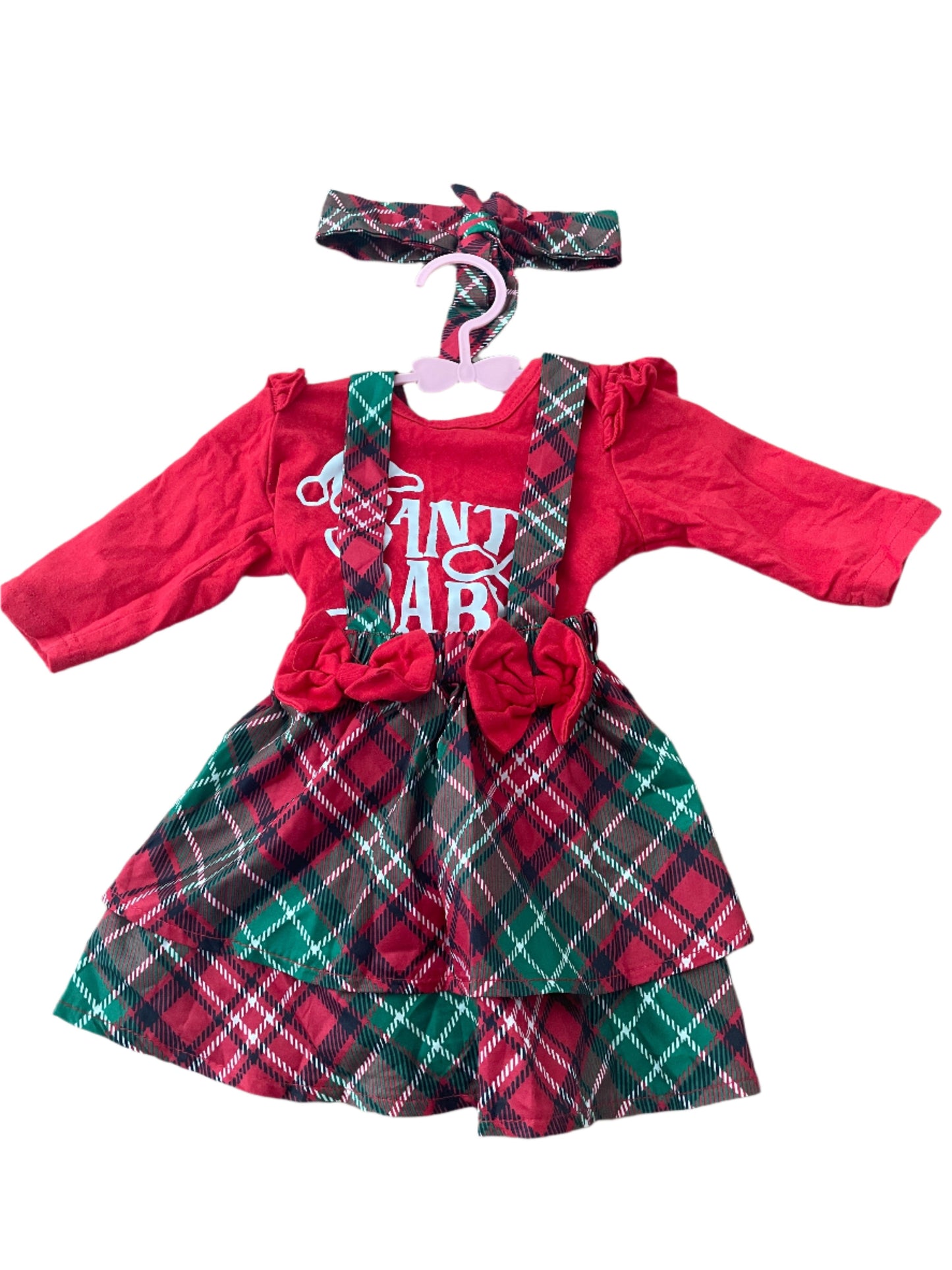 3-delige kerstoutfit - maat 62 (4-6M)