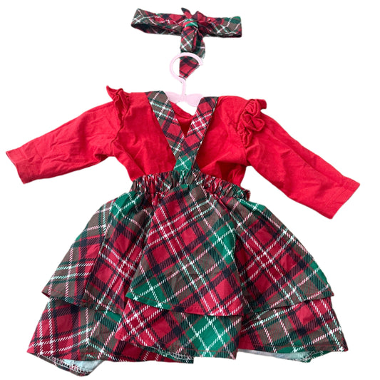 3-delige kerstoutfit - maat 62 (4-6M)