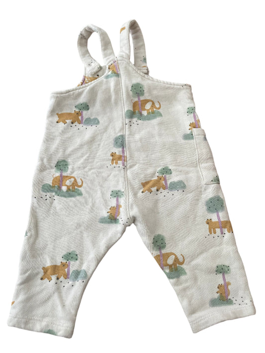 Sweatshirt dungarees - size 74 (6-9M)