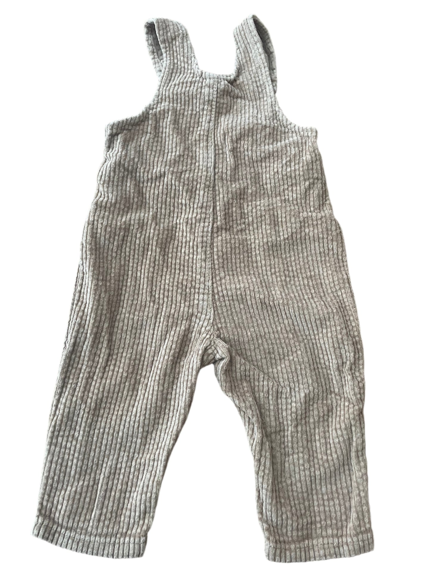 Corduroy dungarees - size 62 (2-4M)