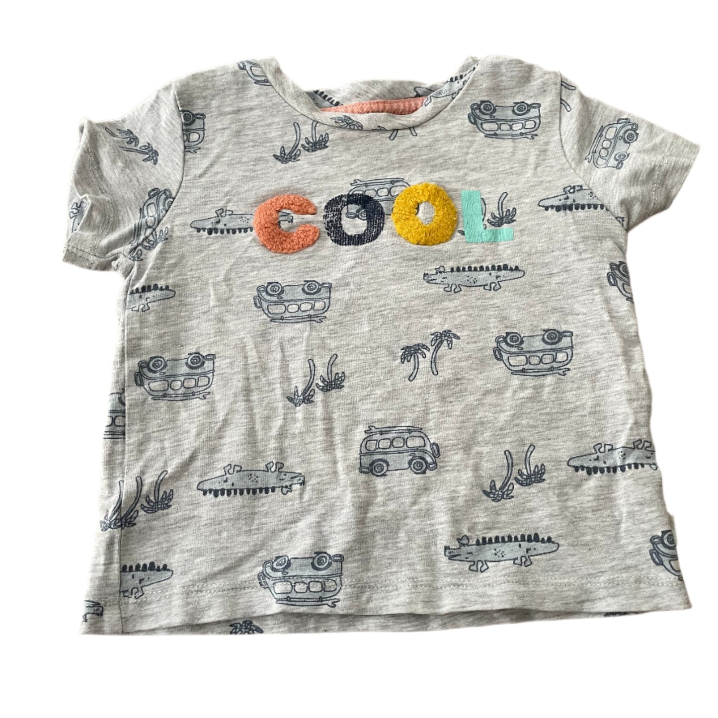 Twee T-shirts - maat 74-80 (6-12M)
