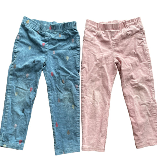 Set van twee lange broeken - maat 86 (12-18M)