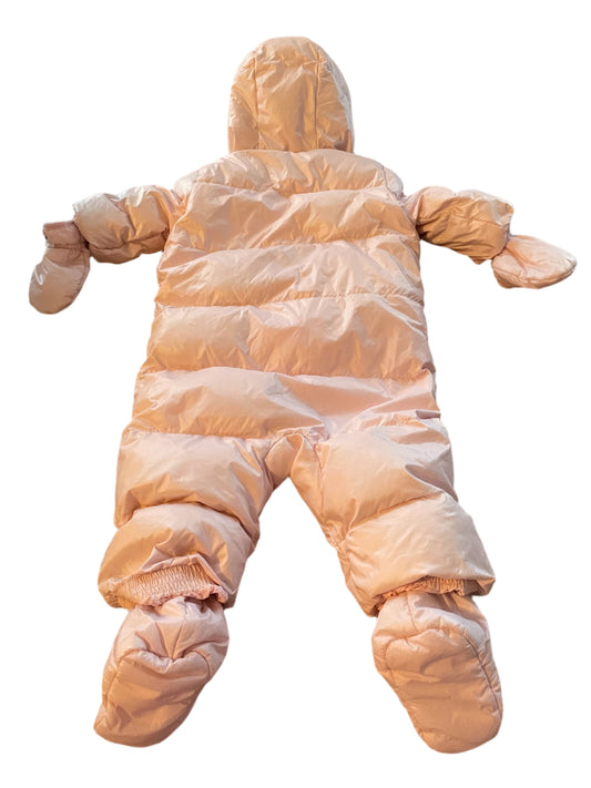 Ralph Lauren Pink Padded & Hooded Baby Snowsuit - size 68 (6M)