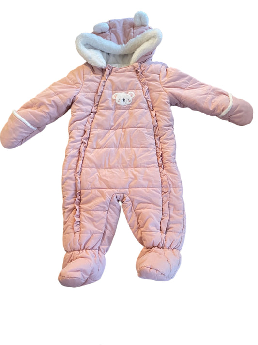 Baby Snowsuit with Hood - size 80 (9-12M)