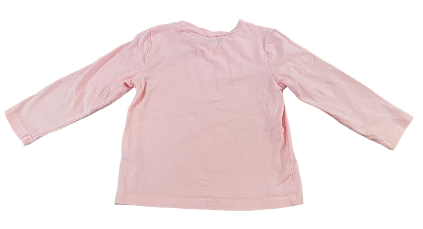 Long-sleeve birthday shirt - size 92 (18-24M)
