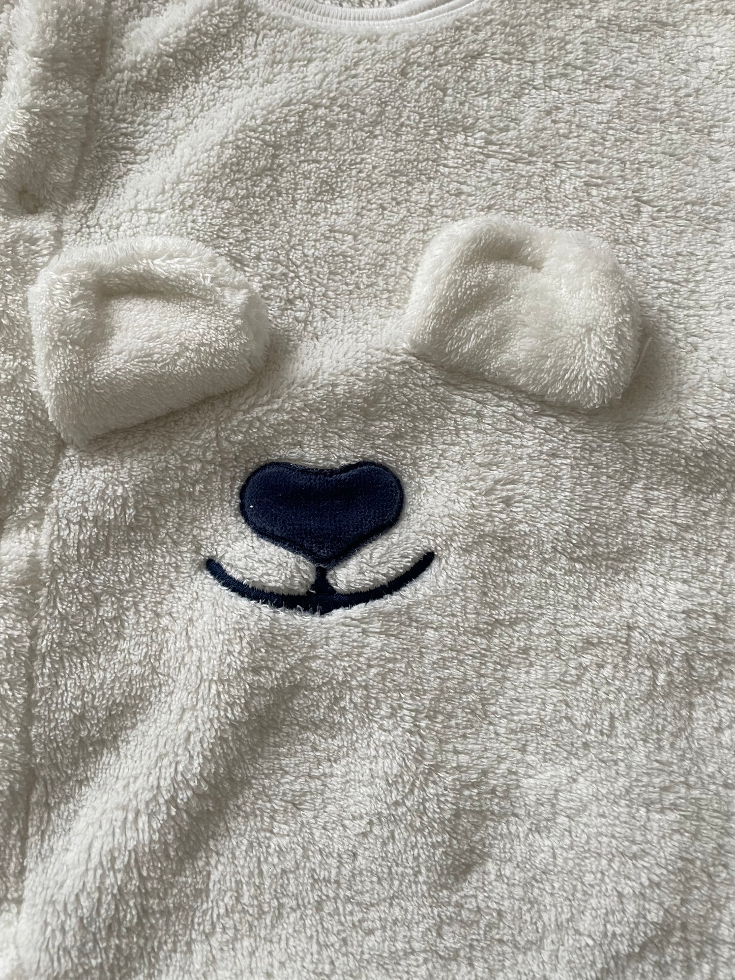 Teddy Onesie - Maat 80 (9-12M)