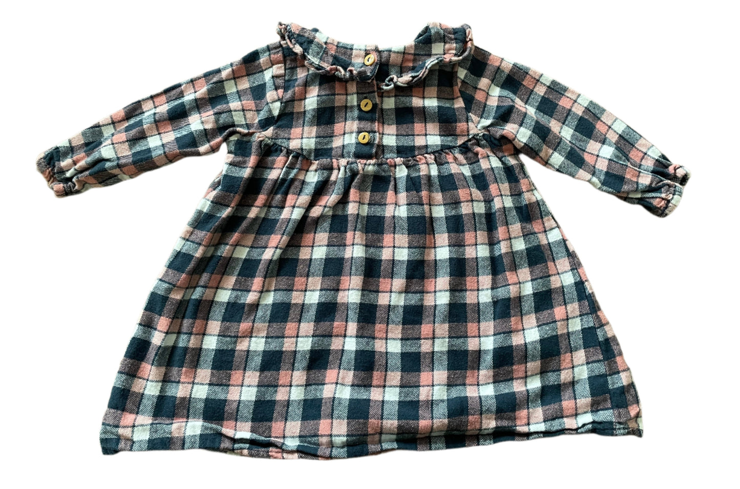Long-sleeve dress - Size 74 (6-9M)