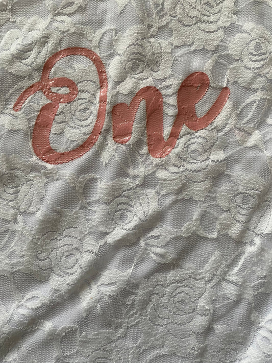 1st Birthday romper - Size 92 (18-24M)