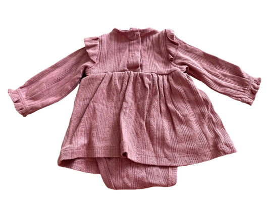 Jurk met lange mouwen - maat 50 (0-1M)