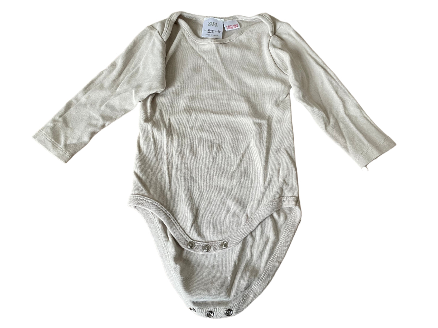 Twee rompertjes met lange mouwen - maat 86 (12-18M)