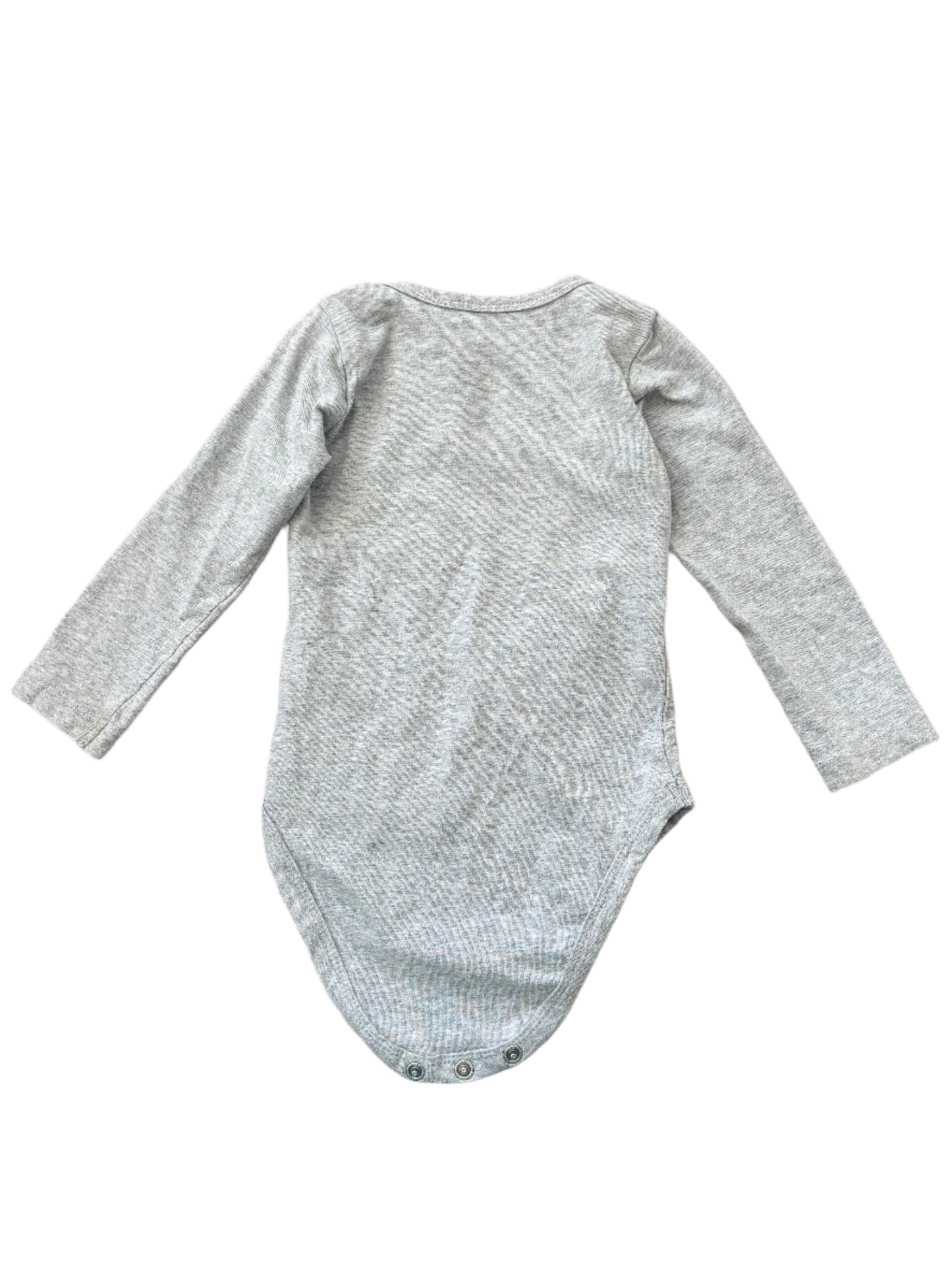 Two Long-Sleeve Rompers - Size 74-80 (6-12M)