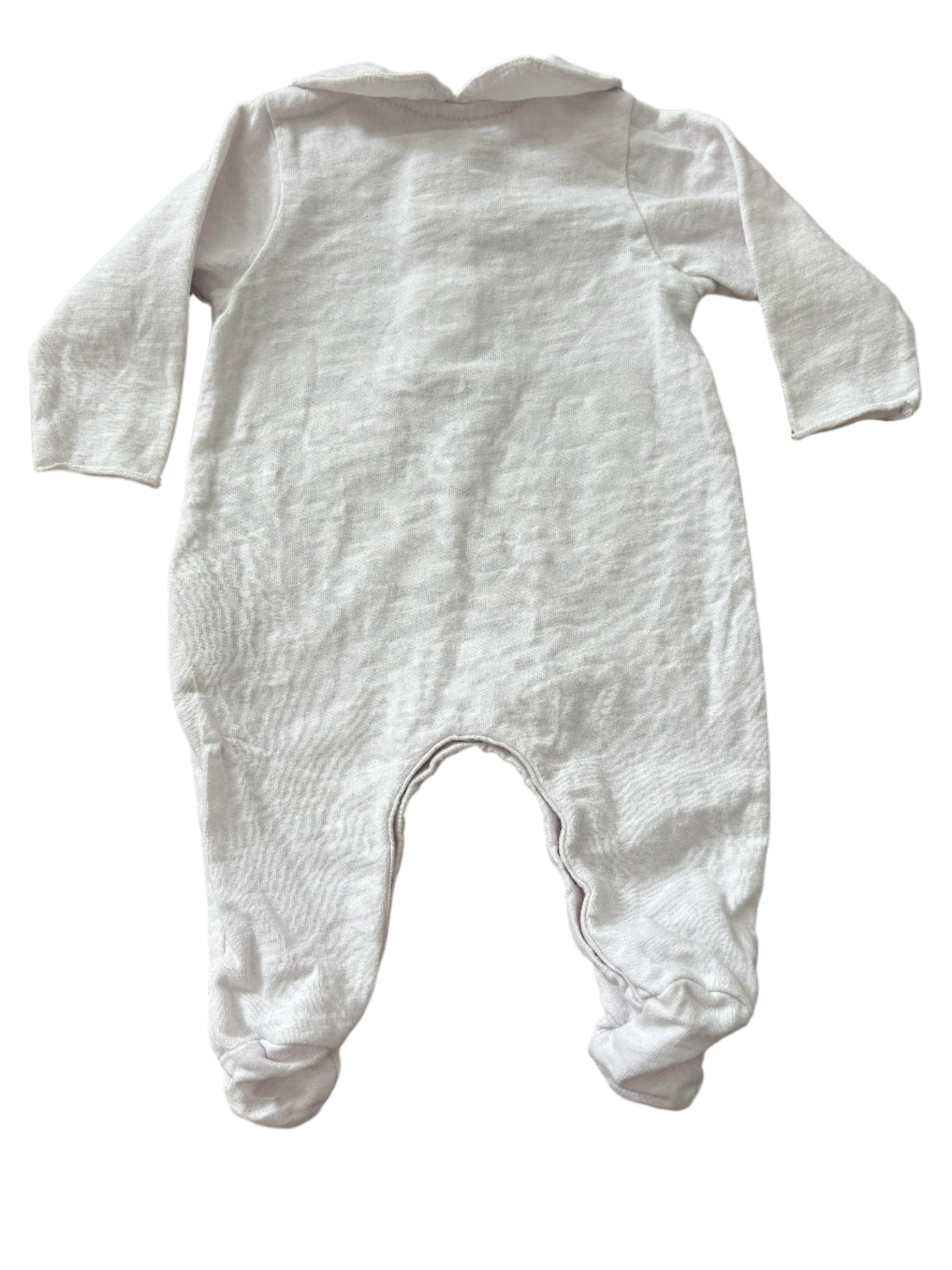 Pyjama voor baby's van fluweel - Maat 50 (pasgeboren)