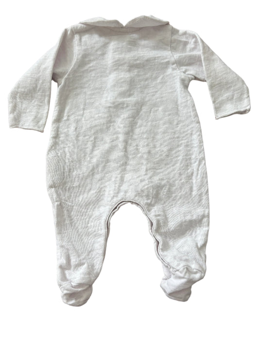 Velvet baby pajamas - Size 50 (Newborn)