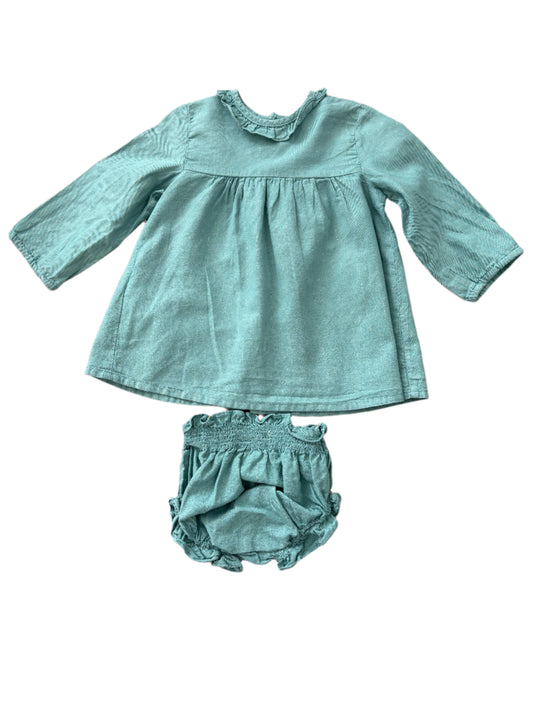 Long-Sleeve Dress - Size 74 (6-9M)